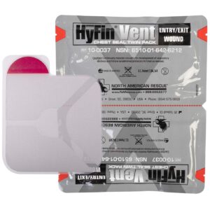 HyFin® Vent Chest Seal Twin Pack from North American Rescue