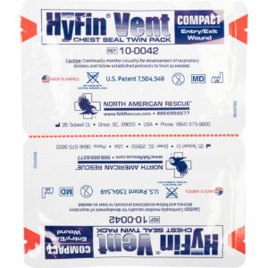 HyFin® Vent Compact Chest Seal Twin Pack